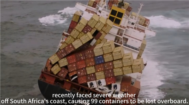 Breaking News: CMA CGM Belem Container Ship Faces Severe Weather Incident Off South Africa